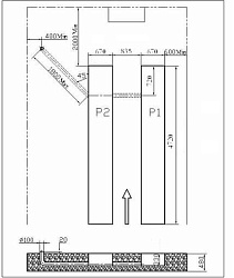 TS-1107 Ножничный, электрогид. заглубляемый, для сход-развальных работ, г/п 3,5т, длина трапов 4,5м.