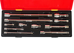 Набор удлинителей 1/4" & 3/8" & 1/2" (в кейсе) 11шт JTC-K1111 